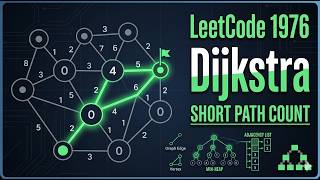 LeetCode 1976 | Number of Ways to Arrive at Destination | Dijkstra Algorithm | C++
