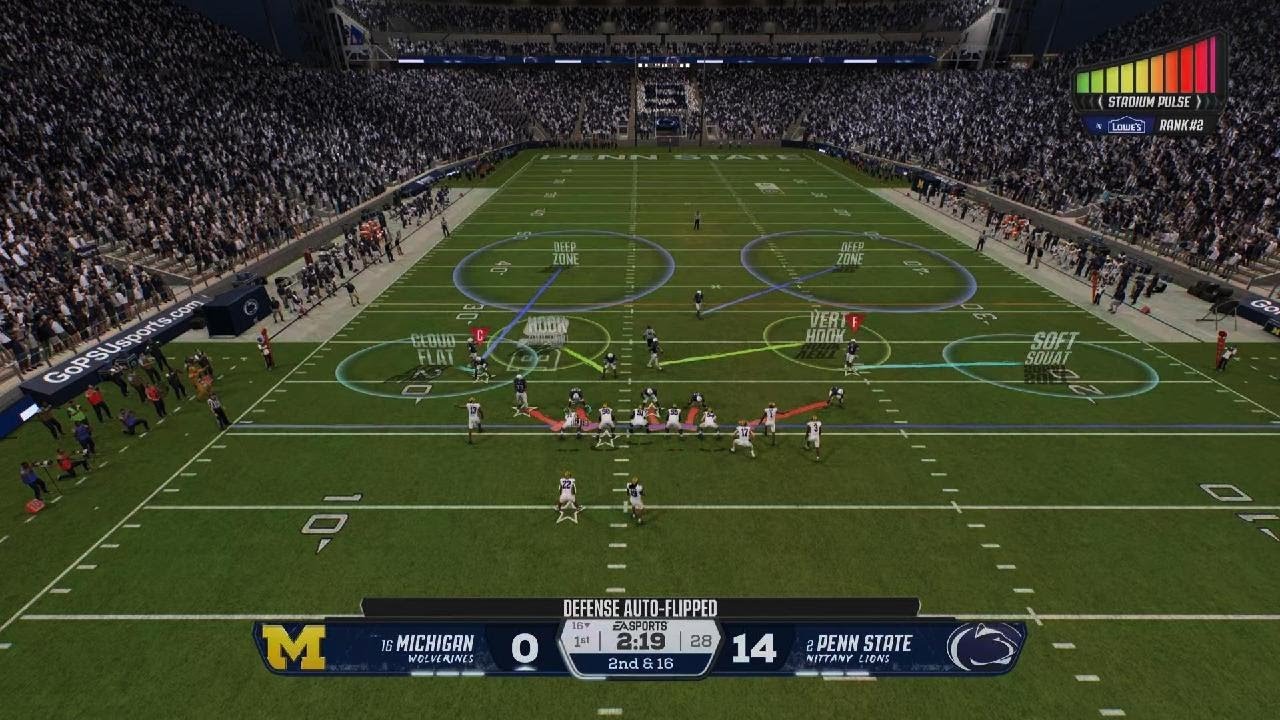 EA SPORTS College Football 26 Michigan VS Penn State Gameplay No ...