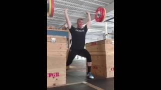 20160713 2 split jerks @85%(106kg)