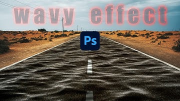 how to make a wavy effect with photoshop | wavy road in photoshop 21 - photoshop tutorials