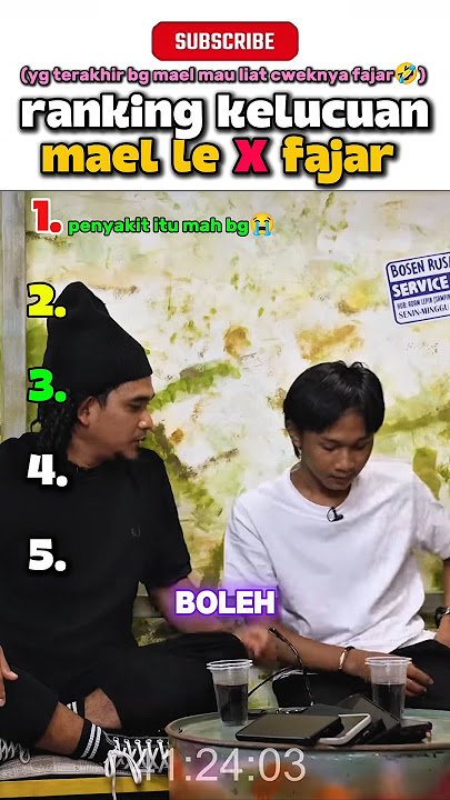 mael le X fajar sadboy di pojok terminal🤣