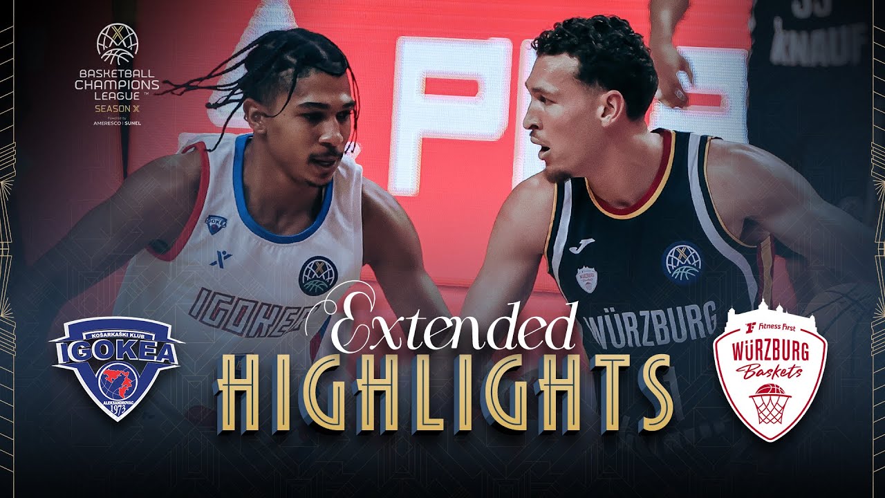 Igokea m:tel v Fitness First Wurzburg Baskets | Full Game Highlights | 