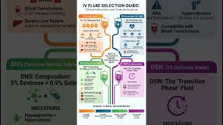 IV Fluid Selection Made SUPER Easy #ivfluids #DNS #medicalshorts #emergencymedicine #viralshort