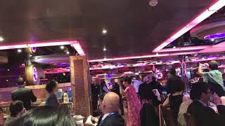 ２０１８・１１・９コスタ・デリチョーザのイタリアンカラーナイトのディナー会場１