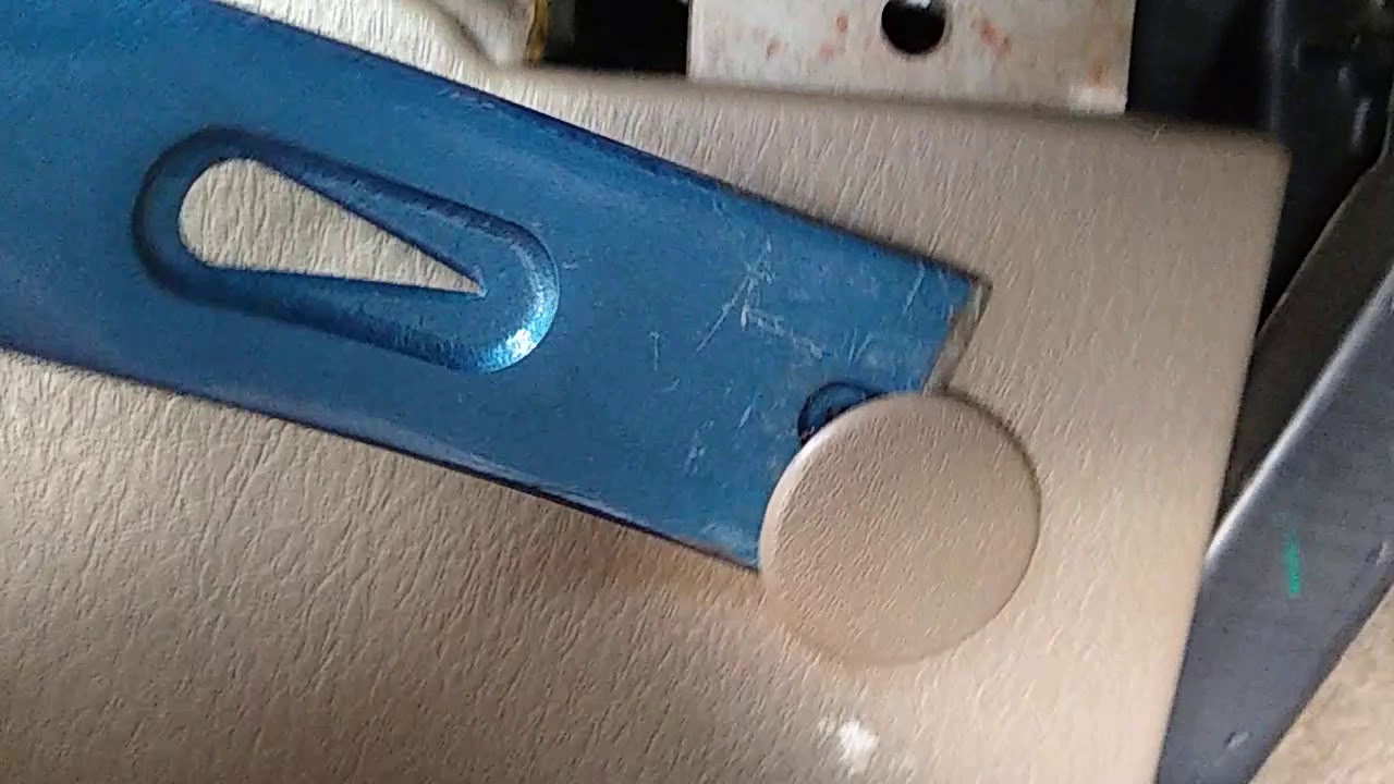 Remove plastic car trim button with a pry bar YouTube