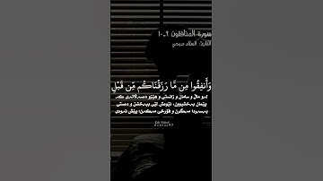 #سورة_المنافقون  #كوردي #السلام_صبحي ❤