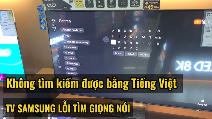 Sửa lỗi tìm kiếm TV Samsung chỉ nhận Tiếng Anh không nhận Tiếng ...