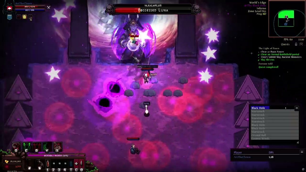 Slicing Throw Butcher vs Hell5 Gabriel & Inferno Luna | Hero Siege Season 7