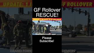 UPDATE: 1 Injured In Grand Forks Rollover