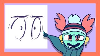 Secret to drawing worried eyes!