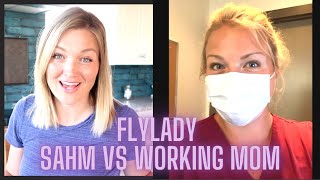 FullTime Working Mom using the FLYLADY SYSTEM | DAY IN THE LIFE