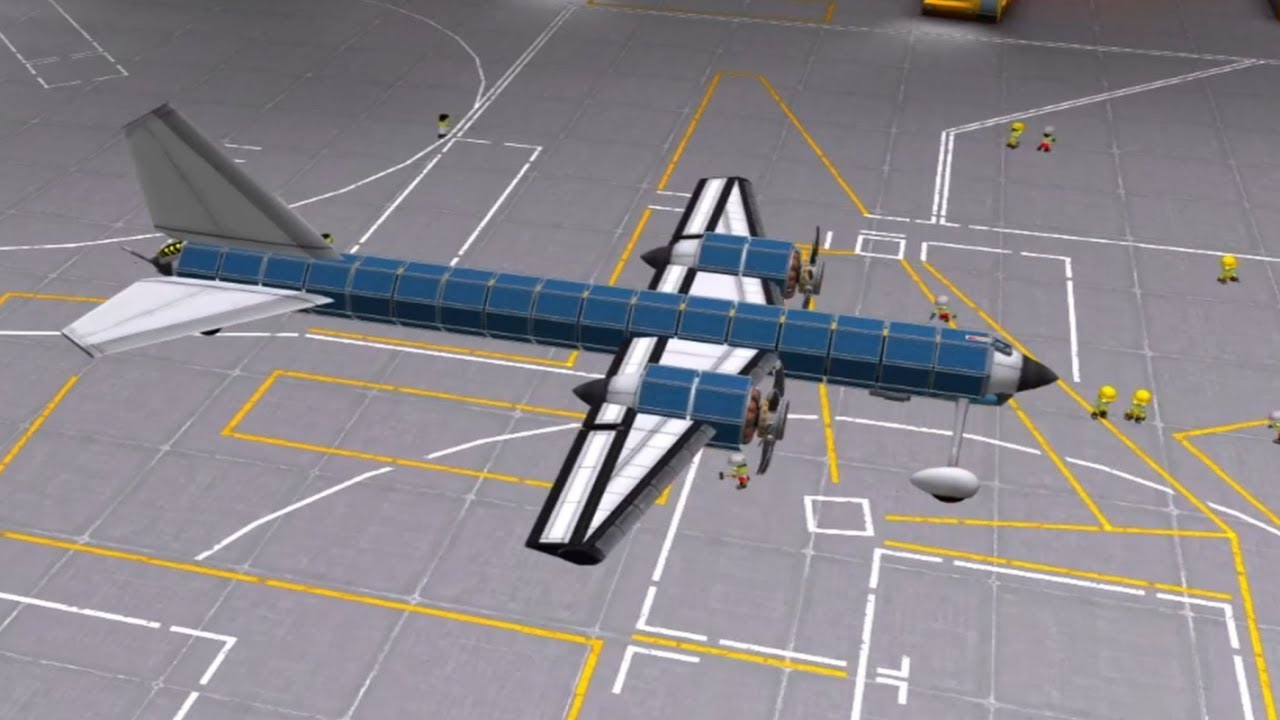 Kerbal Space Program NO ROCKETS #5 - SOLAR POWERED SCIENCE AIRPLANES ...