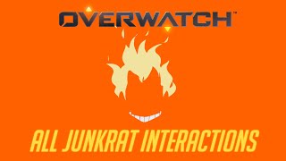 Overwatch - All Junkrat Interactions V3 + Unique Kill Quotes