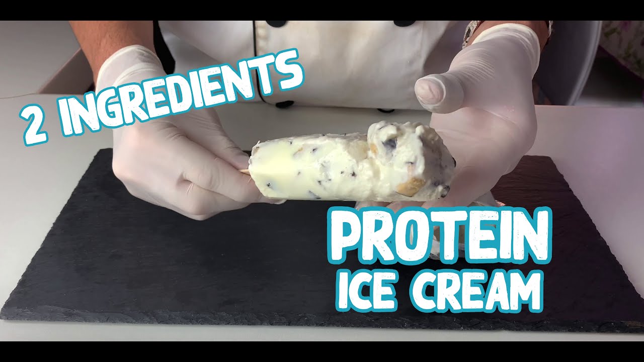 ONLY 2 INGREDIENTS !!!!!!!! SUPER FAST PROTEIN ICE CREAM