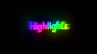 rainbow text (free template)