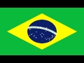Bandera e himno nacional de brasil  flag and national anthem of brazil