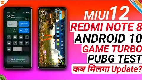 REDMI NOTE 8 MIUI 12 UPDATE WITH ANDROID 10 | REDMI NOTE 8 ANDROID 10 | REDMI NOTE 8 MIUI 12 UPDATE