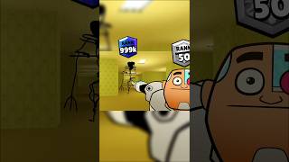 Teen Titans Go In Backrooms! Brawl Stars Rank Up #brawlstars #rankup #teentitans