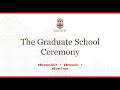 2021 Graduate School Commencement Ceremony