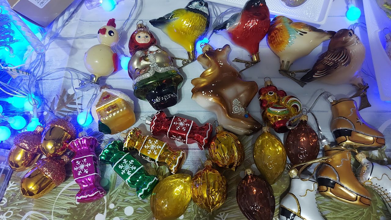 Предновогодние обзоры моей коллекции елочных игрушек. Часть 4