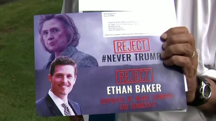 Troy election flyer showing Republican competitor ...