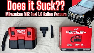 The Ultimate Car Vacuum | Milwaukee M12 Fuel 1.6 Gallon Vacuum | Portable Wet Dry Vac