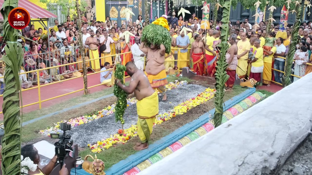 Marche sur le feu 2024 au Kovil de St Antoine,  Goodlands, Maurice