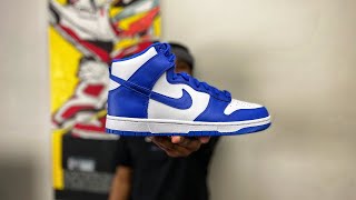 UNBOXING The 2021 NIKE DUNK HIGH KENTUCKY (GAME ROYAL)! - YouTube