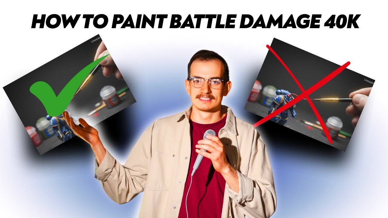 как покрасить боевой урон 40к 