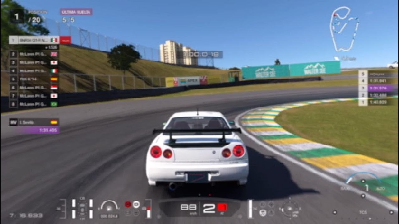 Gran Turismo 7 - Mine Skyline R34 vs Autos deportivos