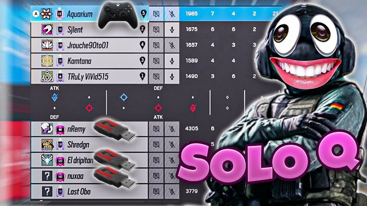 Making Xim Champions RAGE In Solo Queue - RAINBOW SIX SIEGE