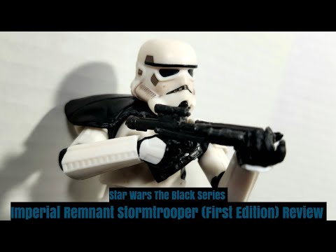 Star Wars The Black Series Imperial Remnant Stormtrooper (First Edition) Figure Review 