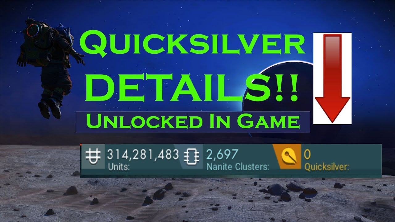 No Man's Sky NEXT Quicksilver Merchant UNLOCKED YouTube