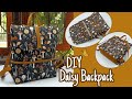 Diy cara membuat tasdaisy backpacksimple backpack tutorial  pattern