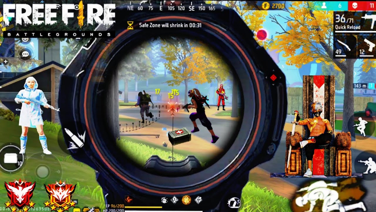 Free Fire Gameplay | Garena Free Fire | Mobile Gameplay - YouTube