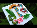 Quilling Typography Tutorial|Paper quilling letter] How to make letter in paper quilling|