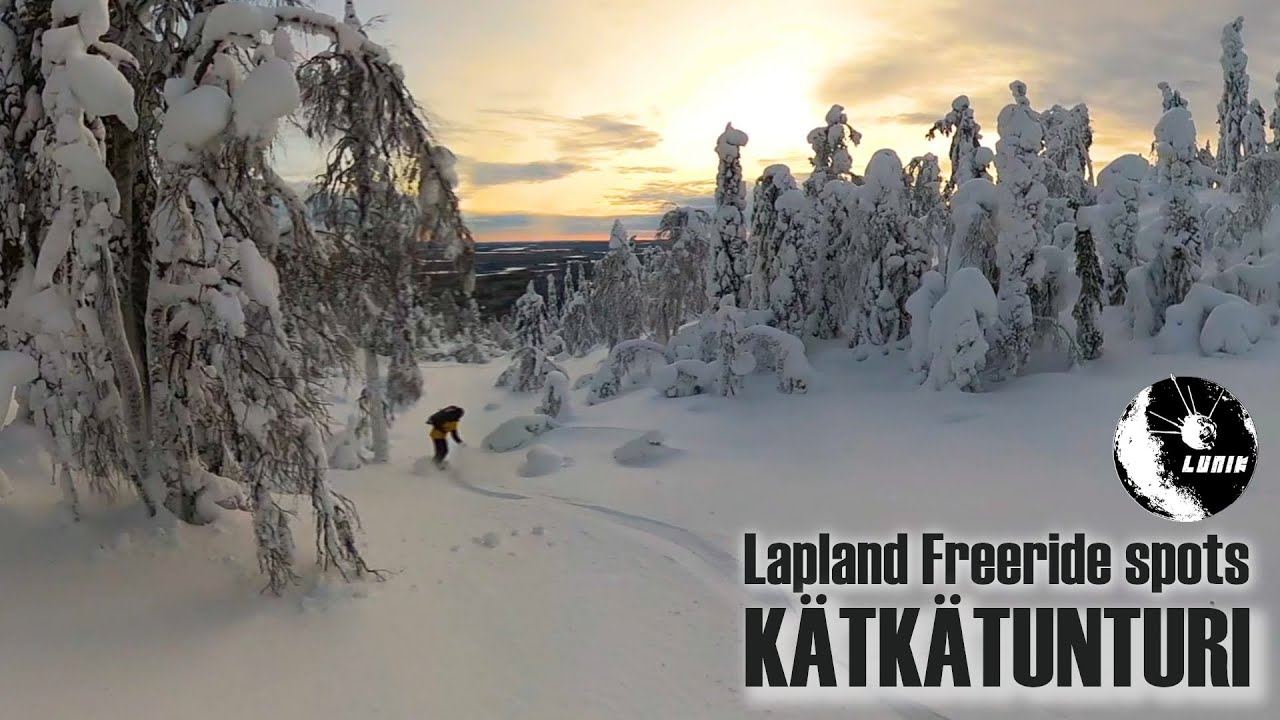 Spots to Freeride in Finnish Lapland: Kätkätunturi - Levi
