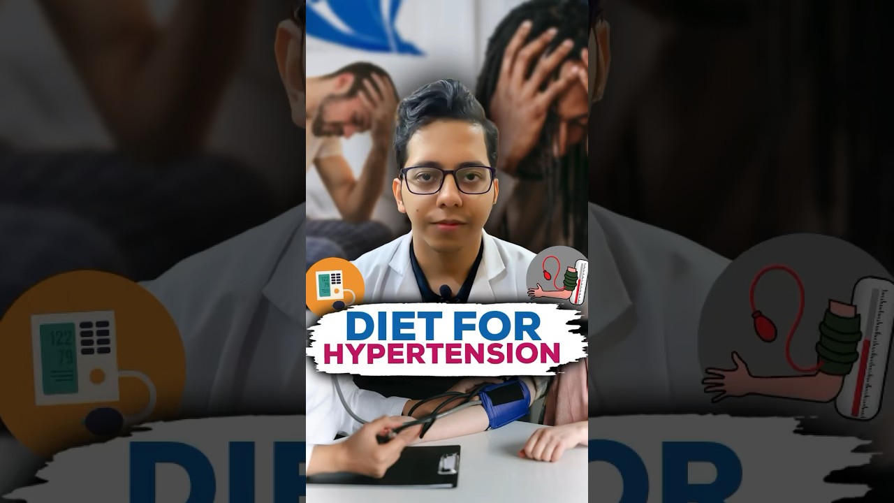 Diet For Hypertension(High Blood Pressure) | Dt.Bhawesh | #diettubeindia #dietitian #shorts