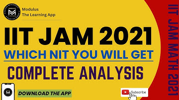 IIT JAM 2021 || NIT College Cut Off and Rank Analysis in Detail According to Your Marks |