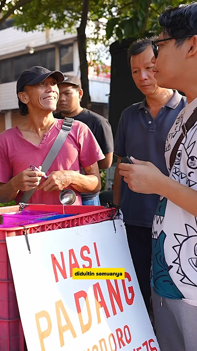 DI USIR PETUGAS AKHIRNYA JUALAN NASI PADANG PAKE MOTOR!