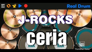 j rock - ceria real drum cover