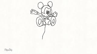 Mickey mouse fan Animation test 