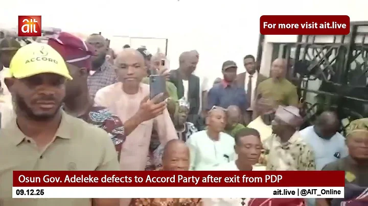 Osun Gov. Adeleke defects to Accord Party after exit from PDP