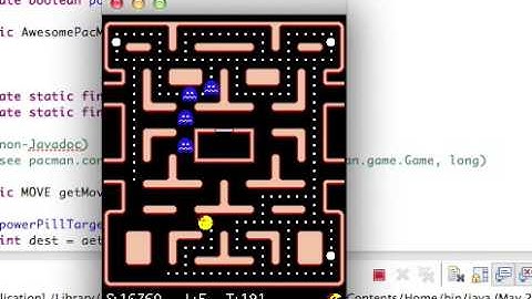 Ms. Pacman vs. Ghost.
