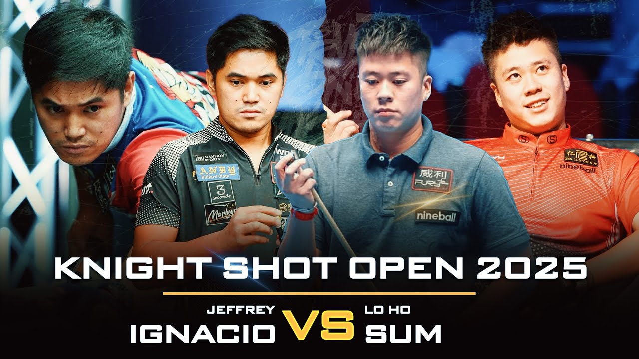 HILL HILL THRILLER | JEFFREY IGNACIO VS. LO HO SUM | FULL MATCH | RACE TO 9 | KNIGHT SHOT DUBAI OPEN