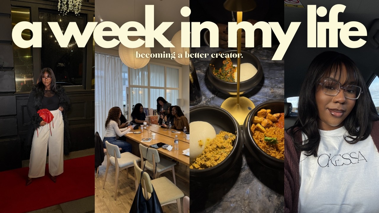 I JUST WANT TO BE A BETTER CREATOR | London Events + My Business Pop-Up | Weekly Vlog