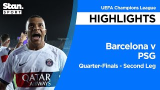 Barcelona v PSG Highlights | 2023-24 | UEFA Champions League