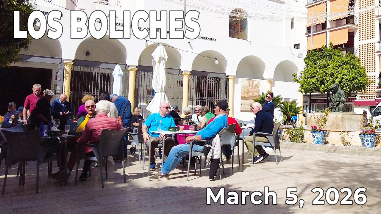 Los Boliches Fuengirola March 5, 2026 Walking Tour Malaga Costa del Sol Spain [4K]