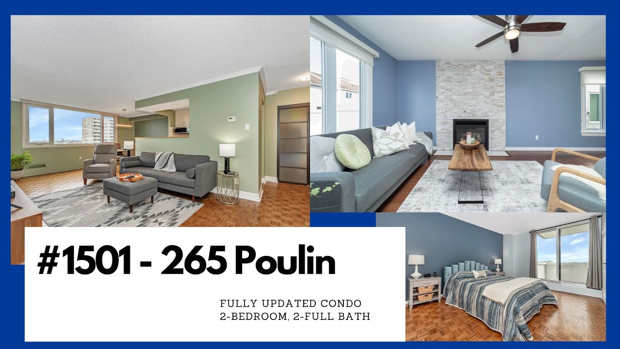 Virtual Tour at Unit 1501 - 265 Poulin - Fully Updated 2 bedroom, 2-Full Bath Condo
