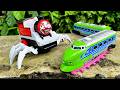 ASMR Merakit Dan Unboxing Mainan Kereta Api Exspres, Kereta Api Monster, Choo-choo Charles - Train